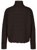 Oui - Strickpullover mit Zopfmuster