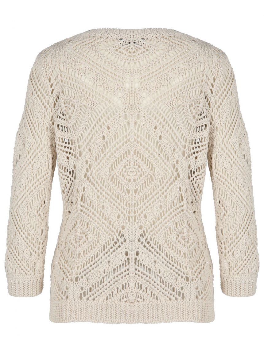 Monari - Pullover mit Mini-Pailletten