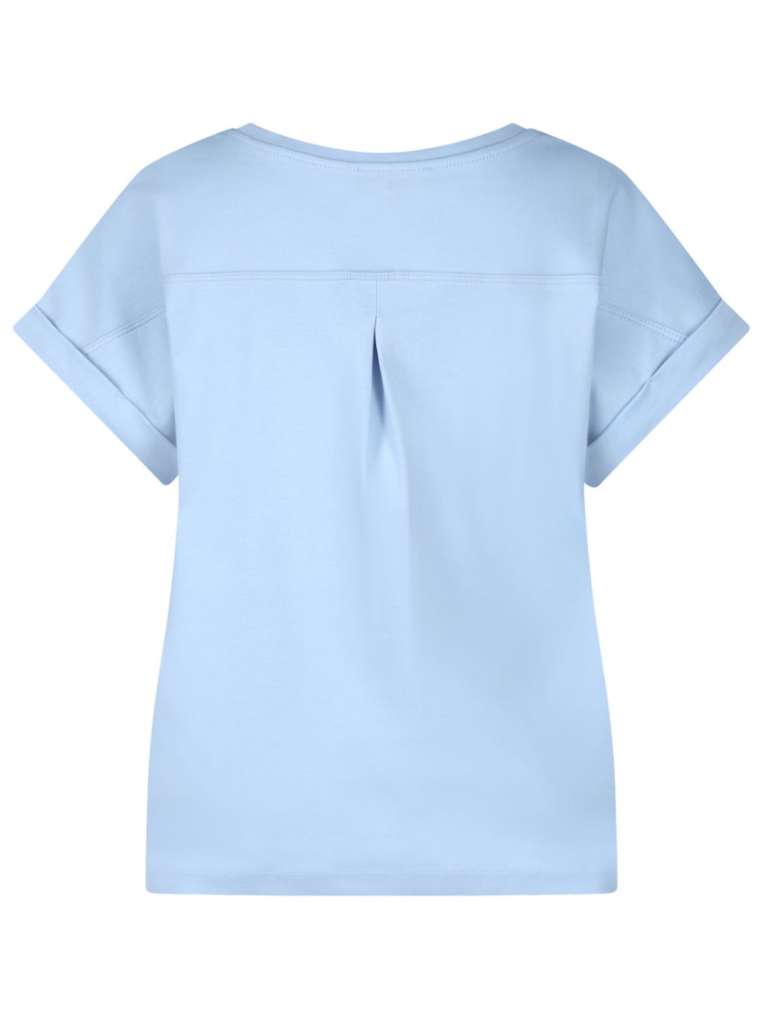 Monari - T-Shirt mit Ärmelaufschlag