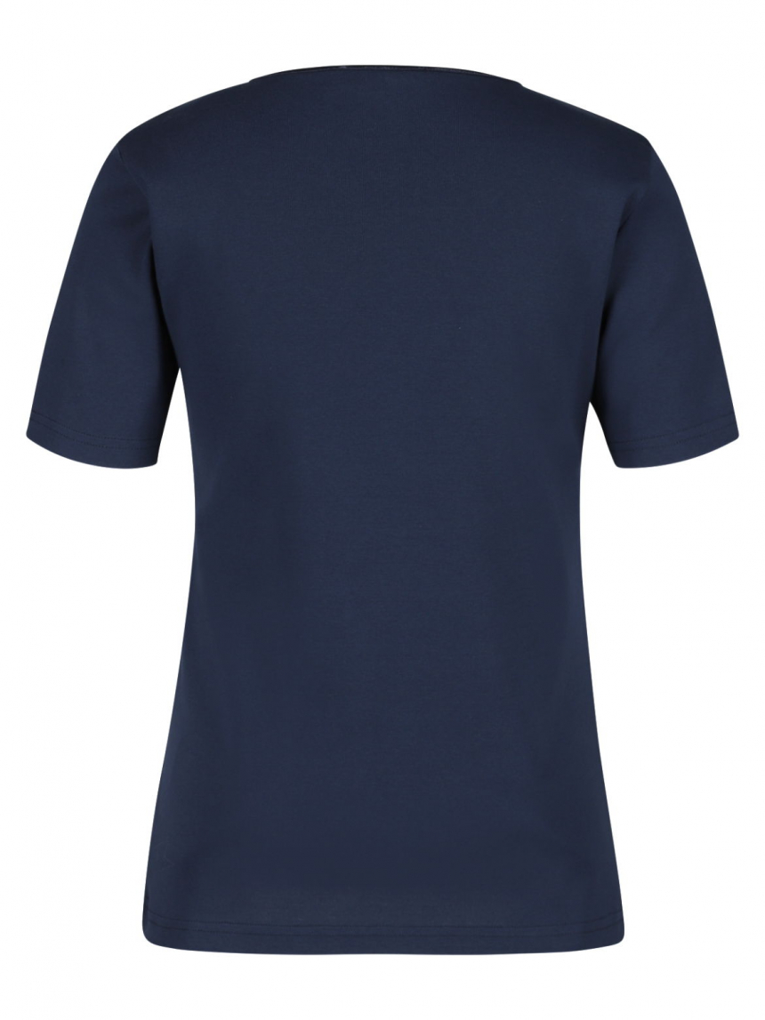Donnell - T-Shirt mit Satinkante