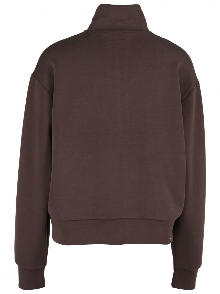 Athleisure - Sweatjacke mit Logo-Applikation