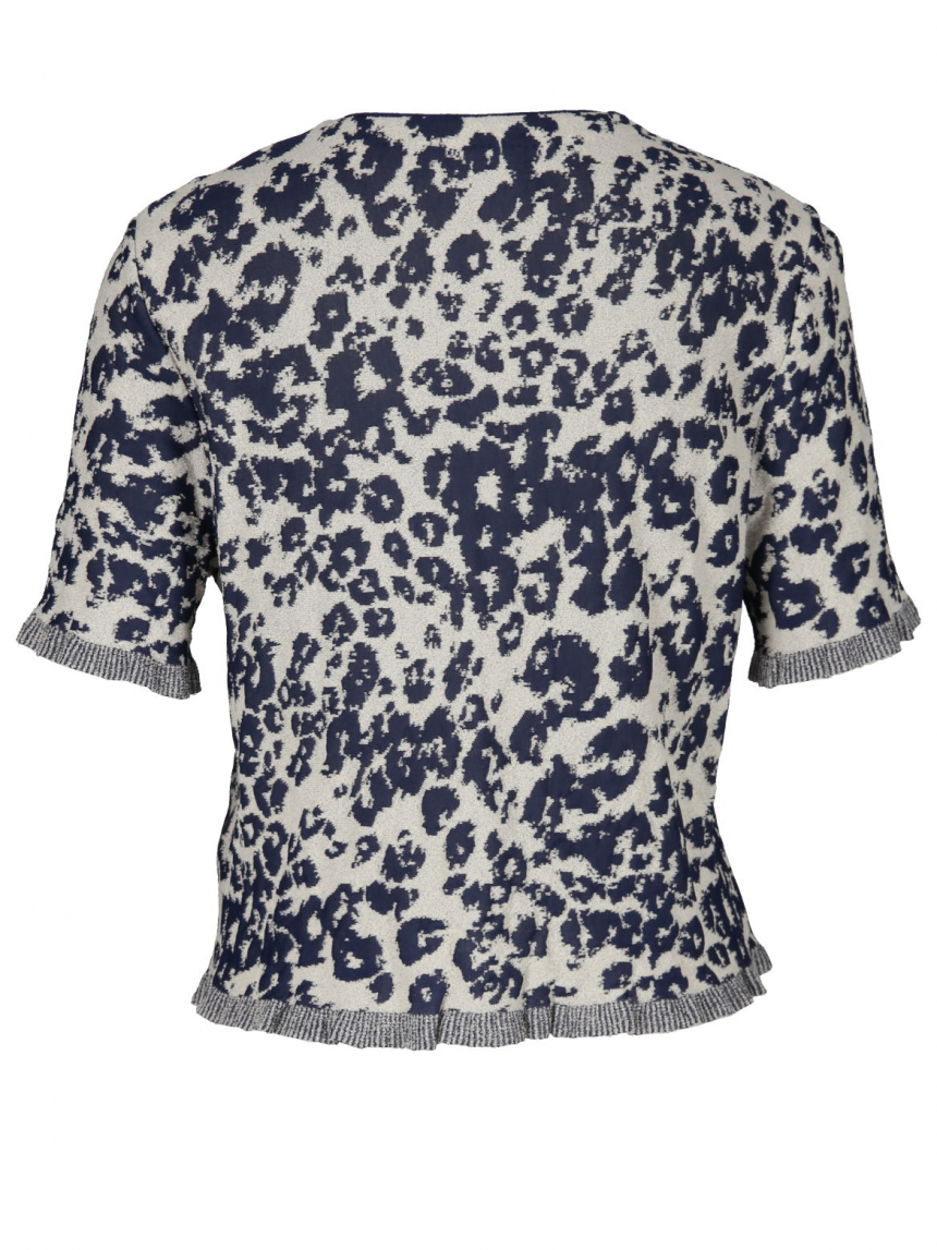 Marc Cain - Cardigan mit Leo-Jacquard