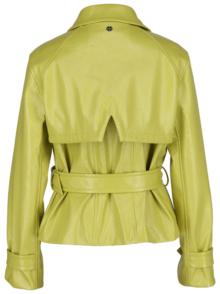 Marc Cain - Trenchjacke in Lackoptik