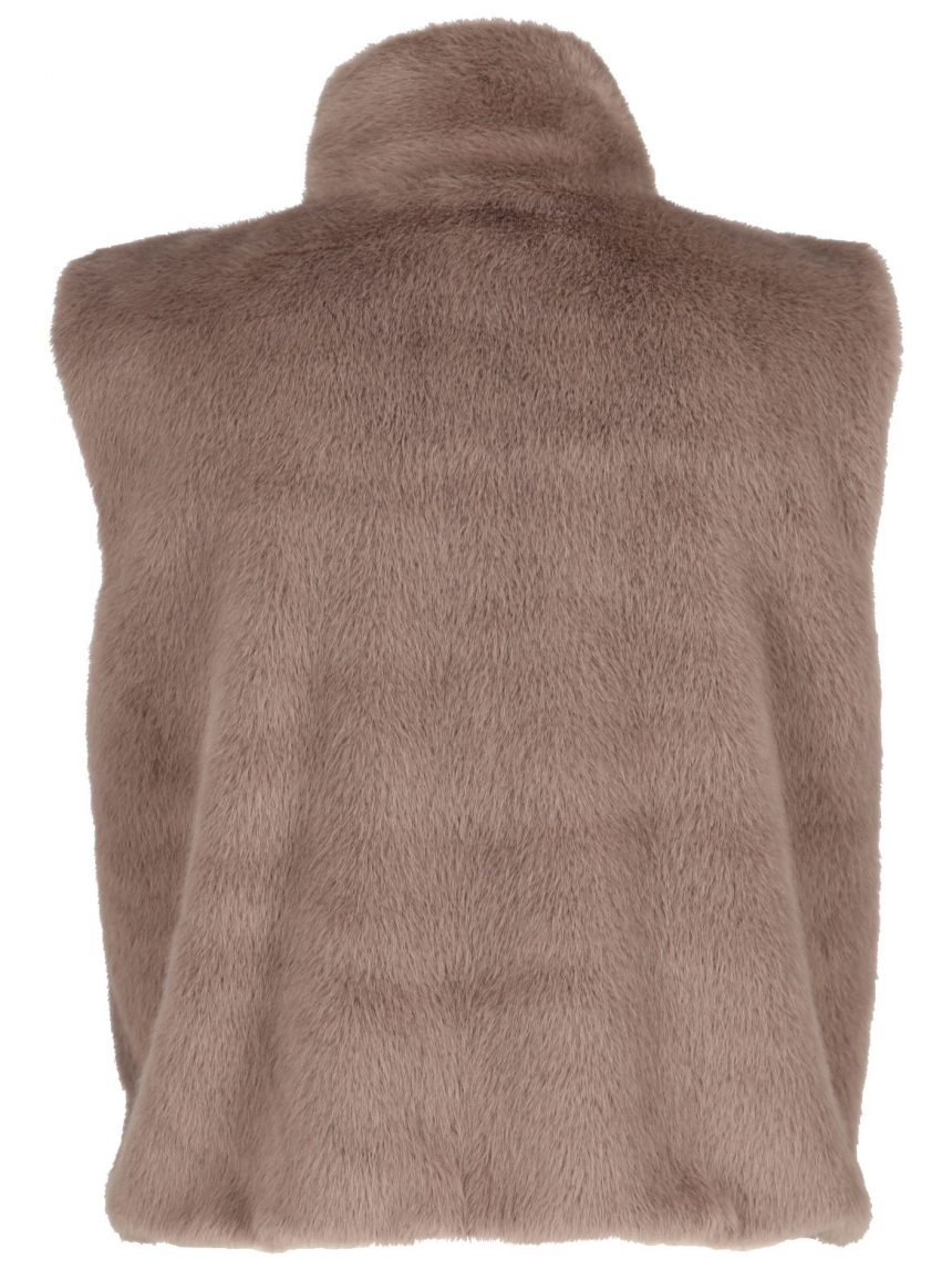 Monari - Weste aus Webpelz