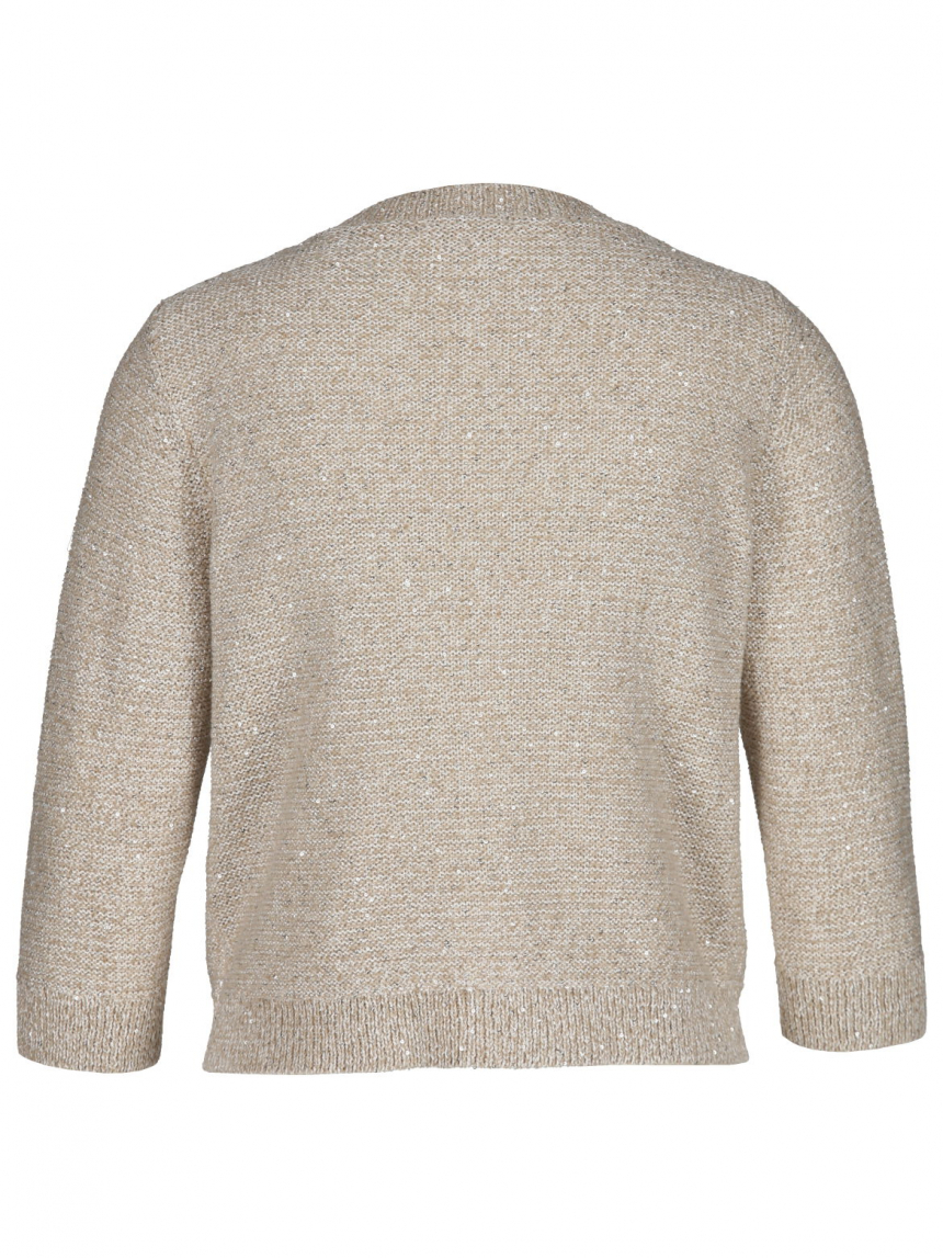 Rena Marx - Strickjacke mit Mini-Pailletten