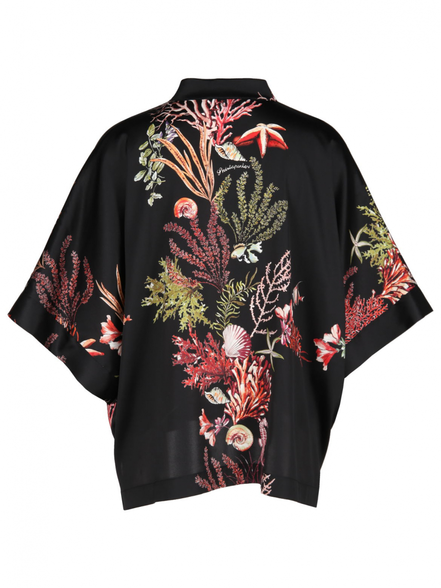 Shirtaporter - Seidenbluse mit Print