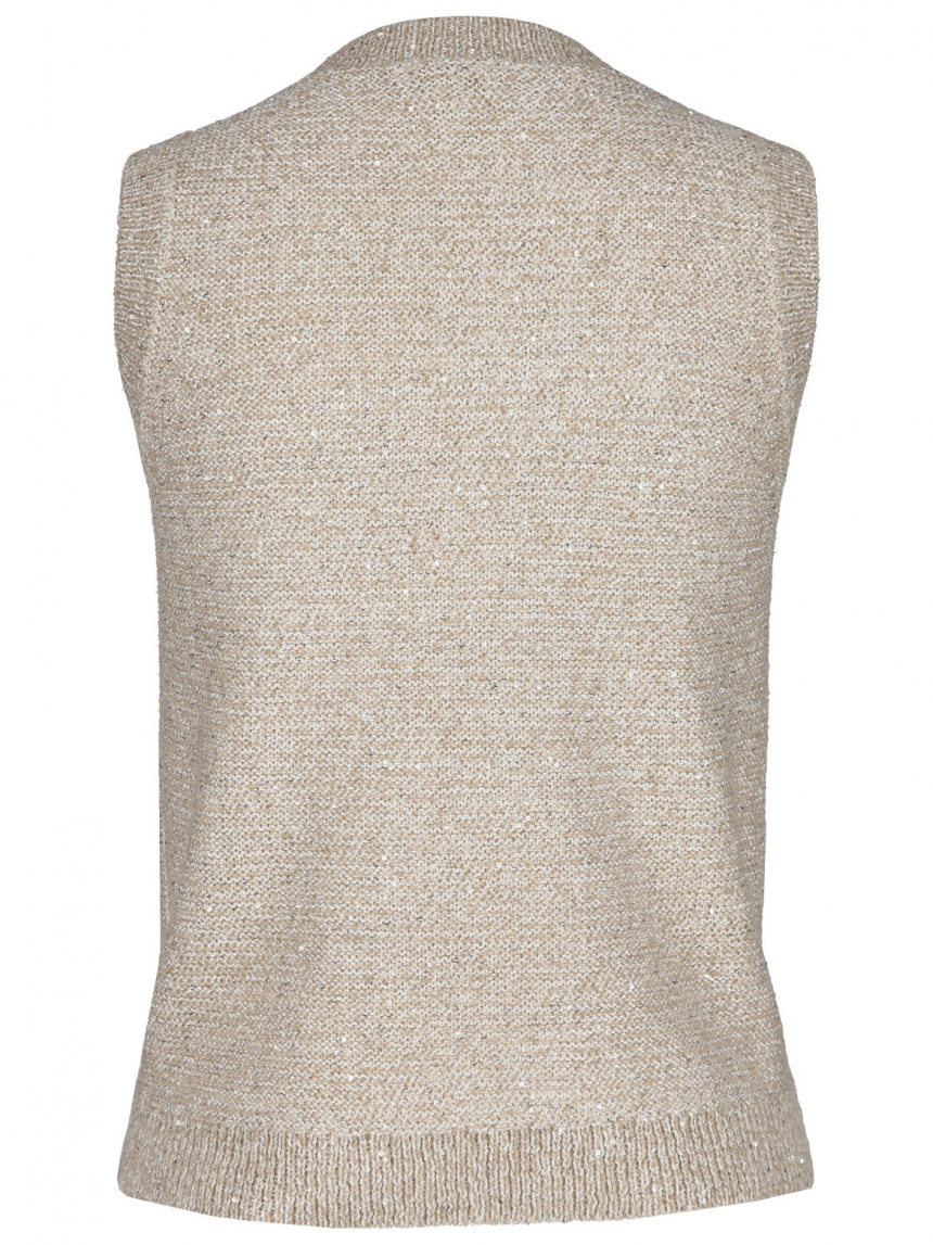 Rena Marx - Stricktop mit Mini-Pailletten