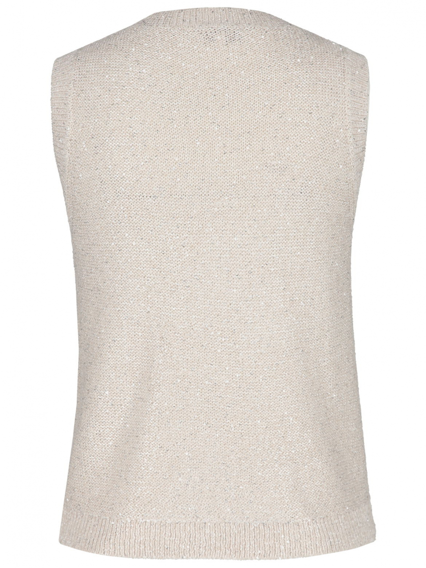 Rena Marx - Stricktop mit Mini-Pailletten