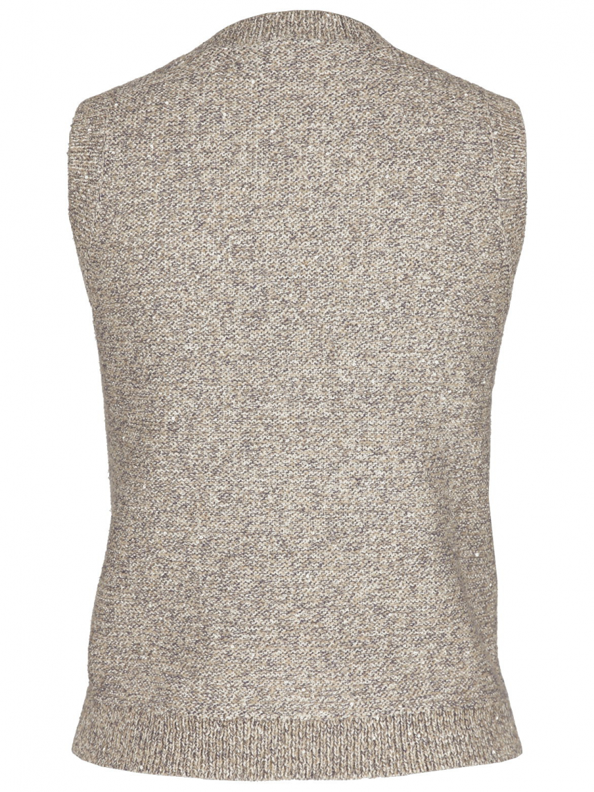 Rena Marx - Stricktop mit Mini-Pailletten