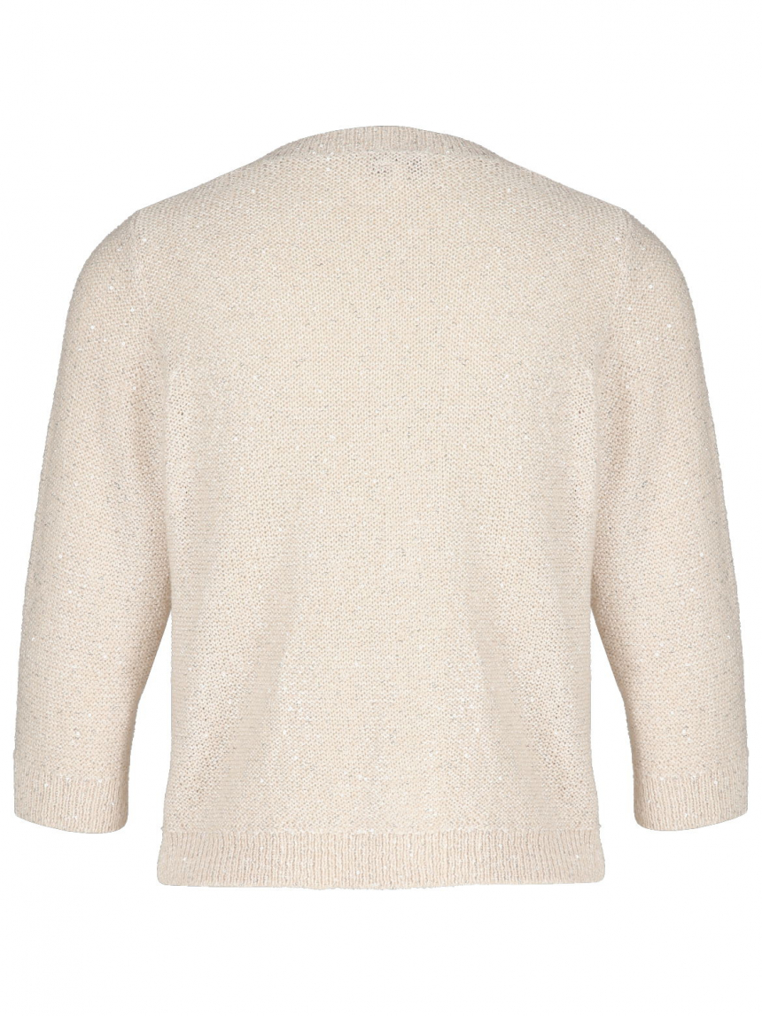 Rena Marx - Strickjacke mit Mini-Pailletten