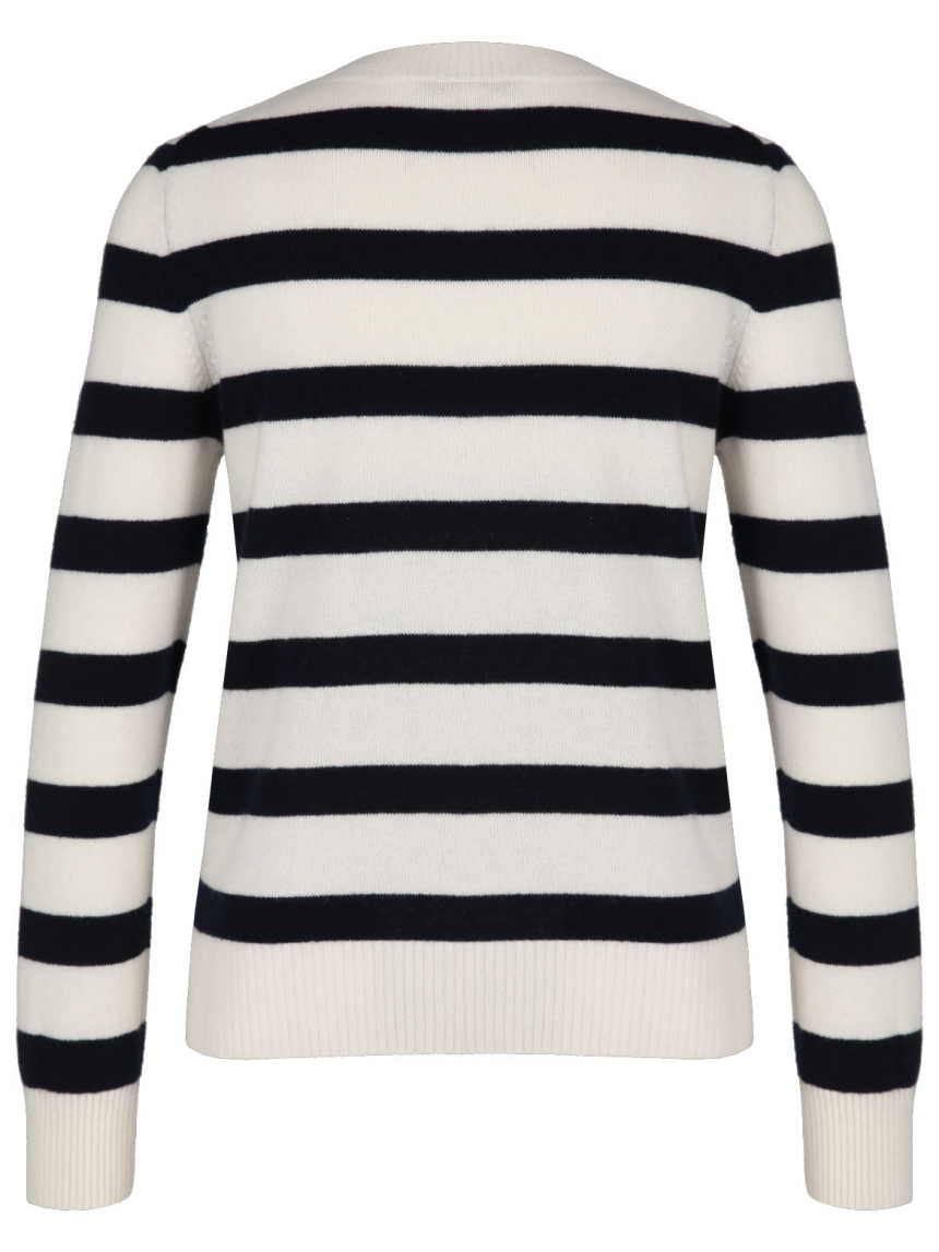 Chelsea Rose - Kaschmirpullover mit Ringelmuster