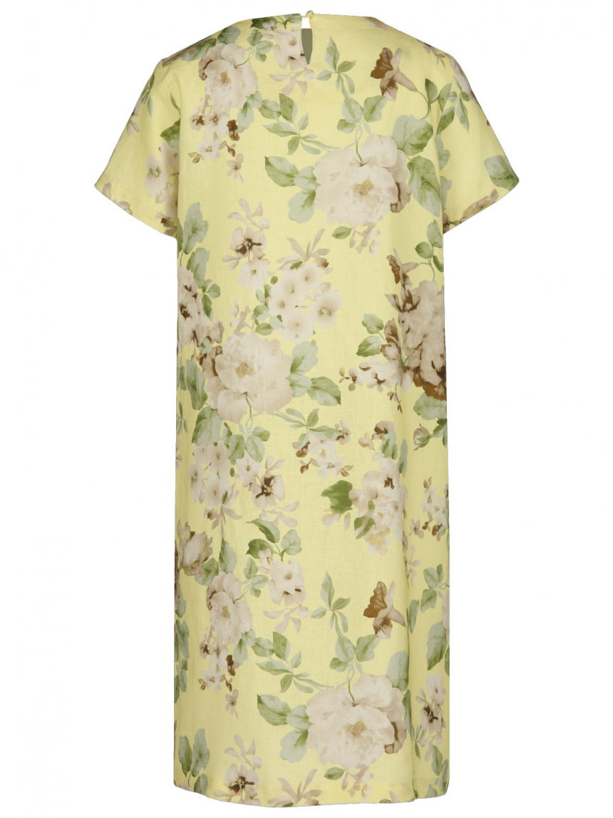 Rena Marx - Leinenkleid mit Print