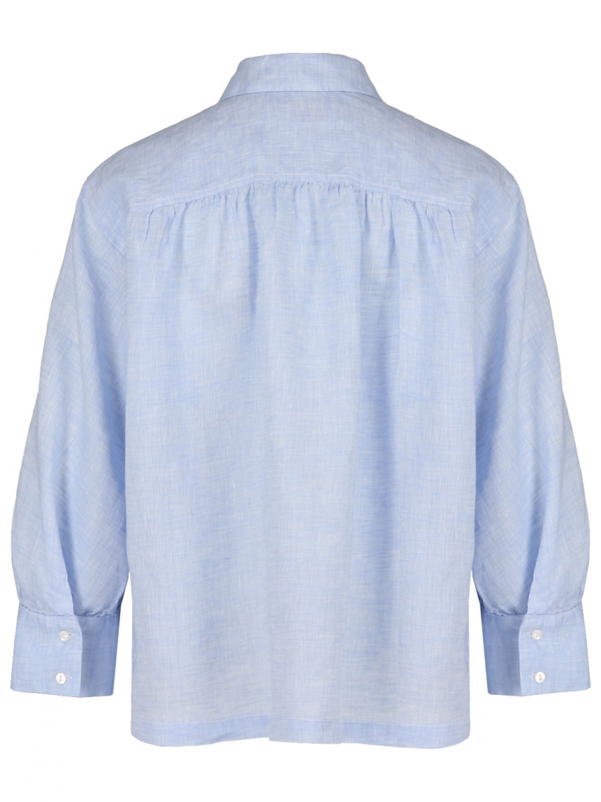 Rossana Diva - Leinenbluse mit weitem Arm