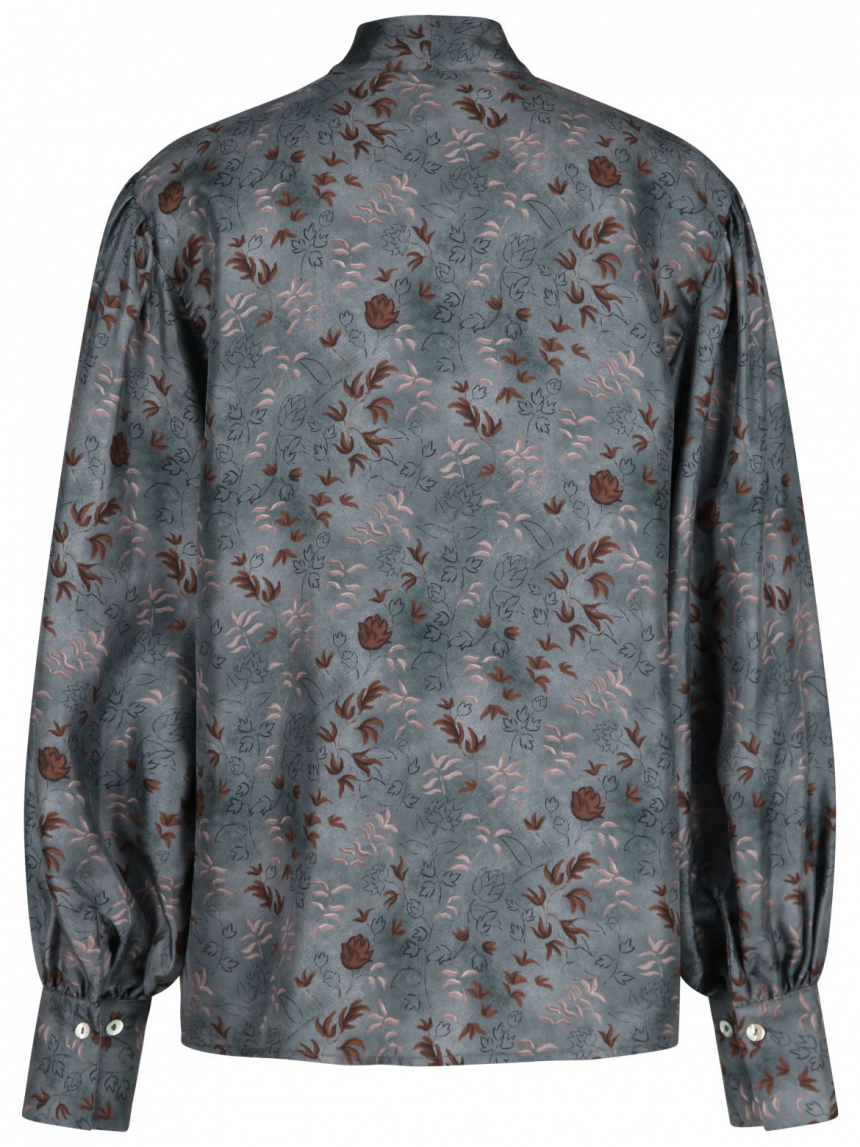 Sem Per Lei - Seidenbluse mit Schluppe