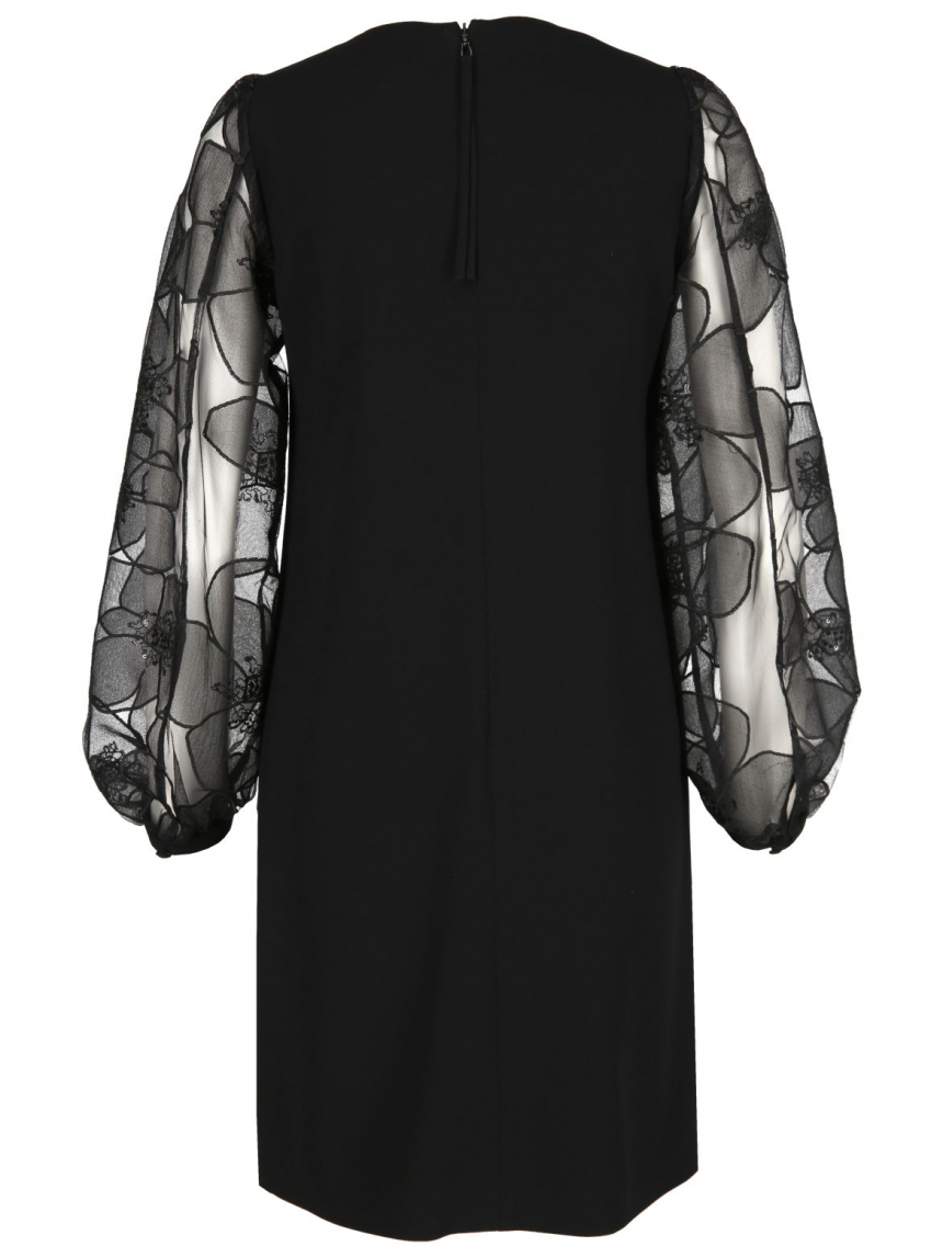 Luisa Cerano - Shiftkleid mit Meshärmeln