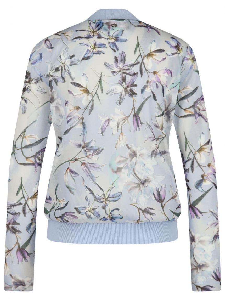 Marc Cain - Feinstrick-Blouson mit Print