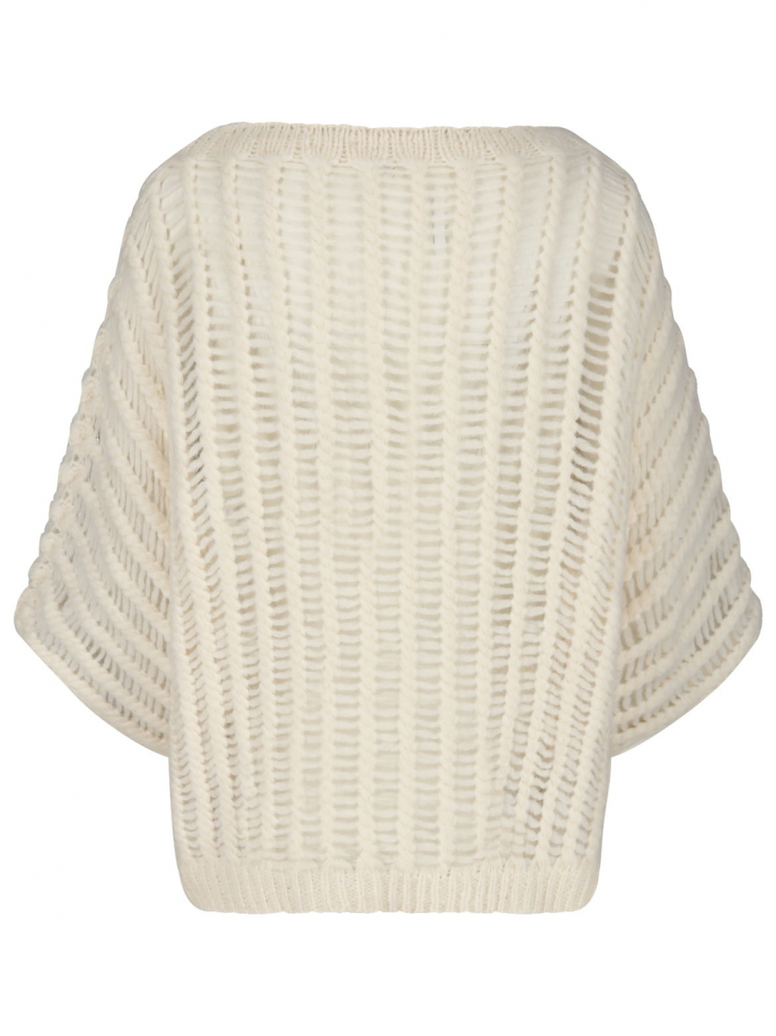 Liviana Conti - Pullover in Netzoptik