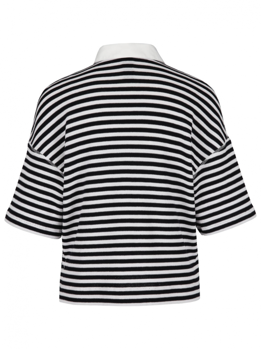 Marc Cain Sport - Strick-Polo mit Streifen