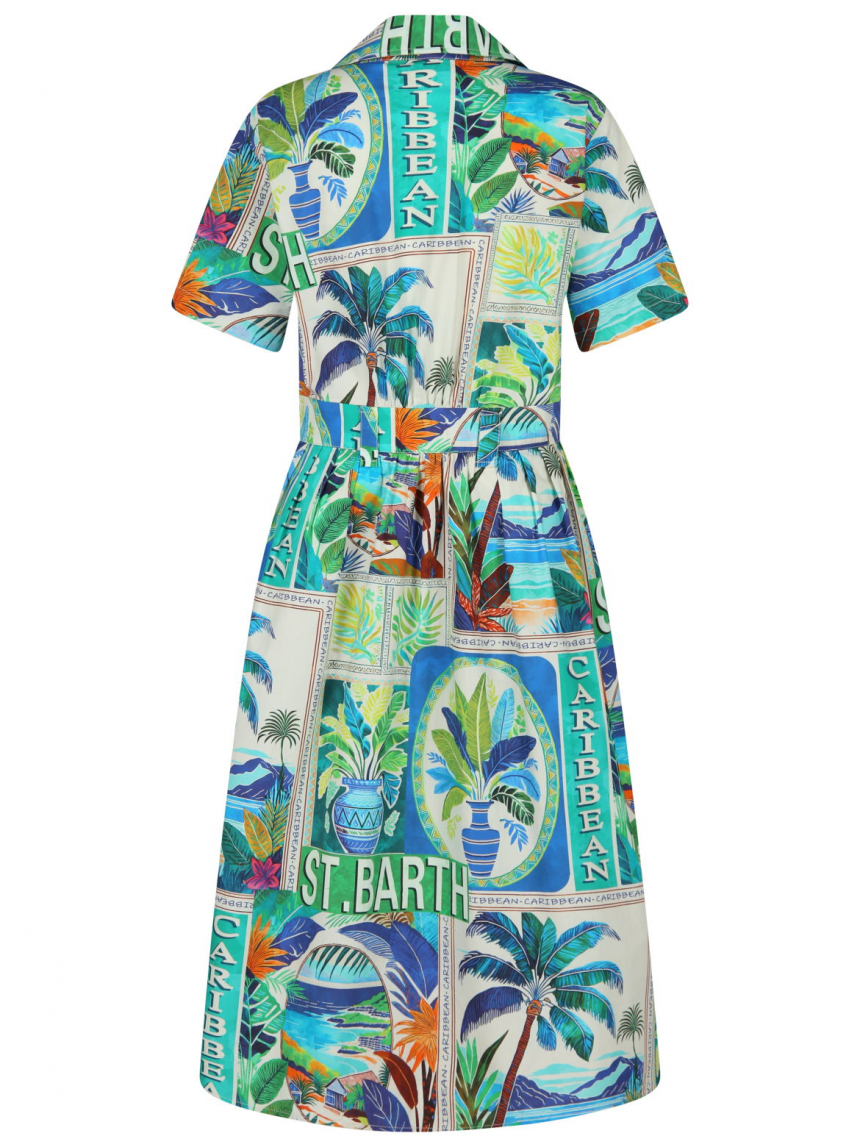 Princess - Hemdblusenkleid mit Print