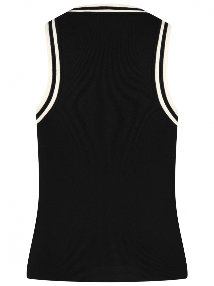 Icona - Stricktop mit Kontrastkanten