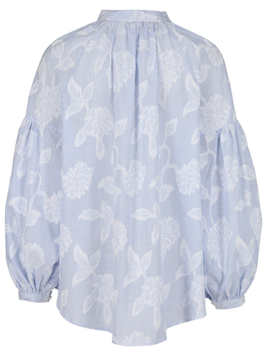 Hearts&amp;More - Bluse aus Baumwoll-Jacquard