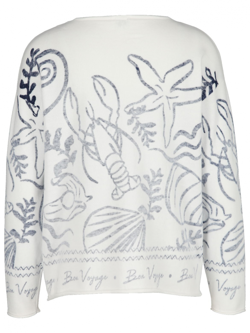 Chelsea Rose - Pullover mit Inside-out-Print