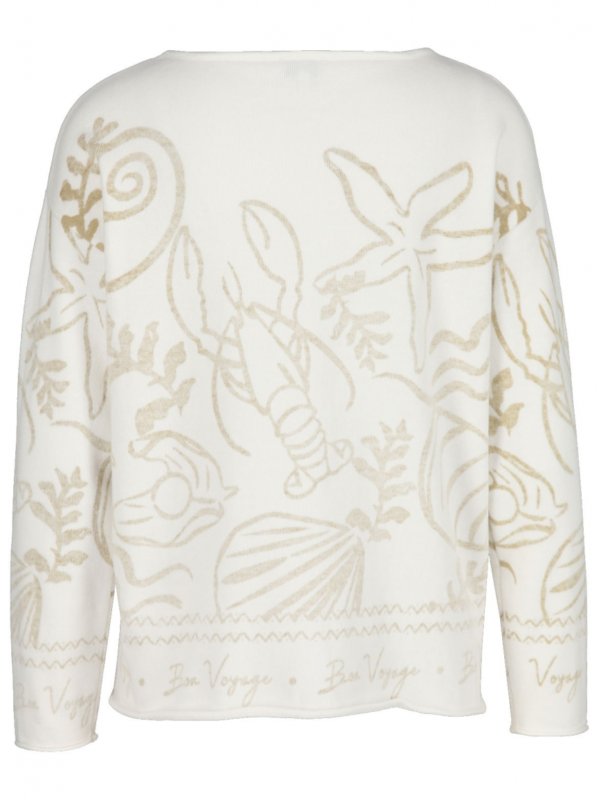 Chelsea Rose - Pullover mit Inside-out-Print
