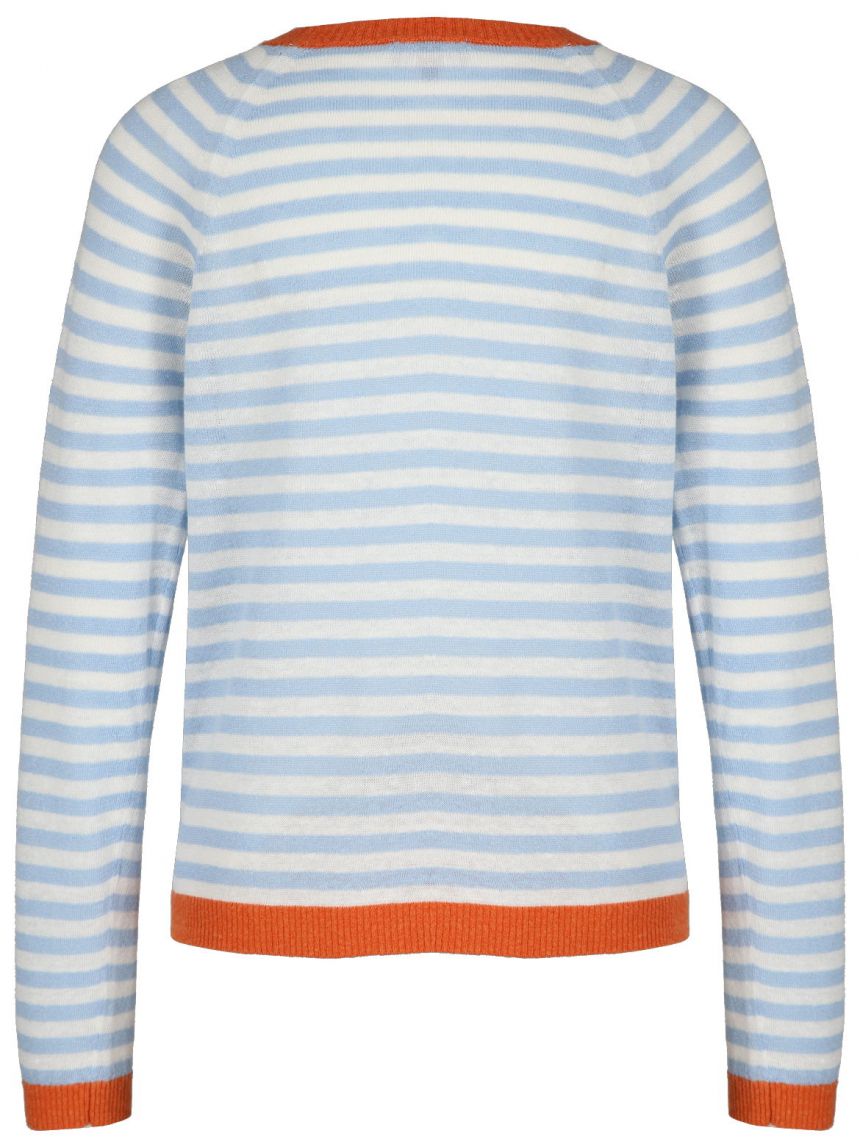 Hearts&amp;More - Ringel-Pullover aus Leinen-Mix