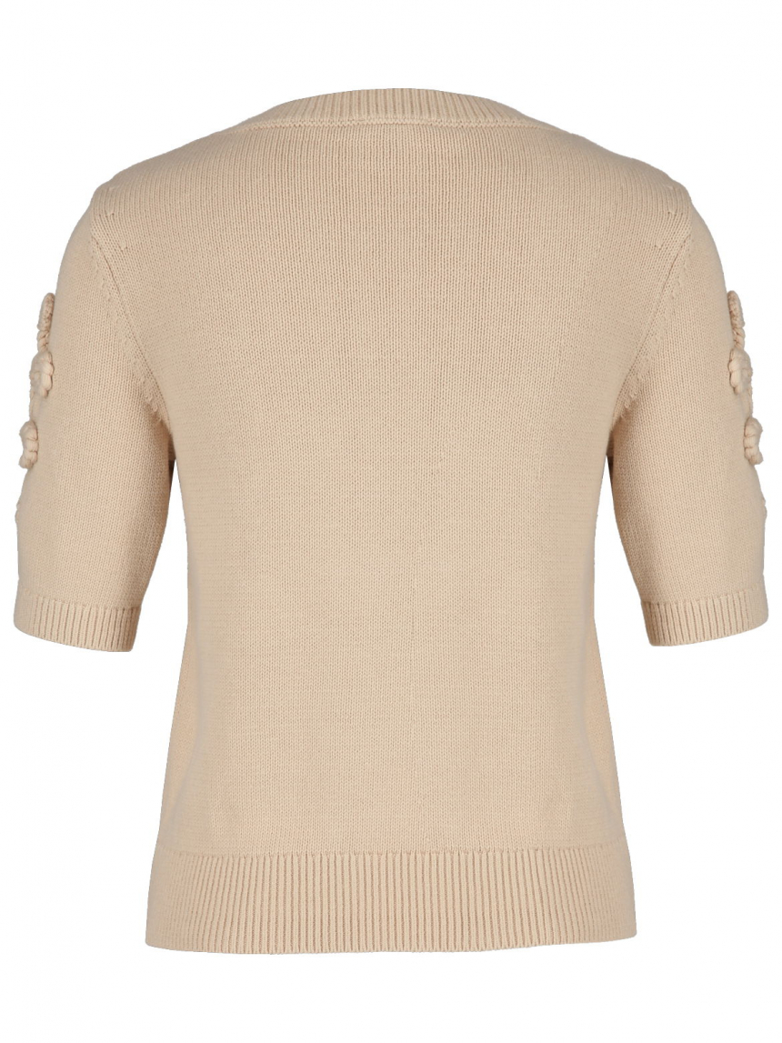 Hearts&amp;More - Pullover mit Blumenapplikation