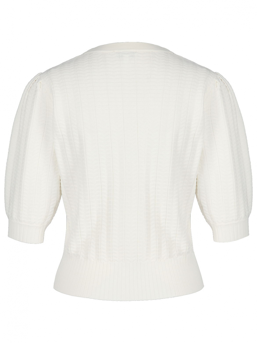 Rena Marx - Strickshirt mit Puffärmeln