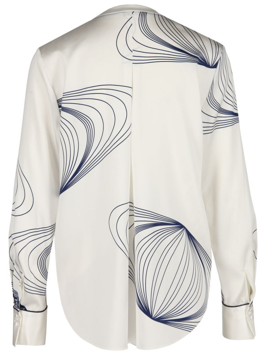 Rena Marx - Seidenbluse mit Print