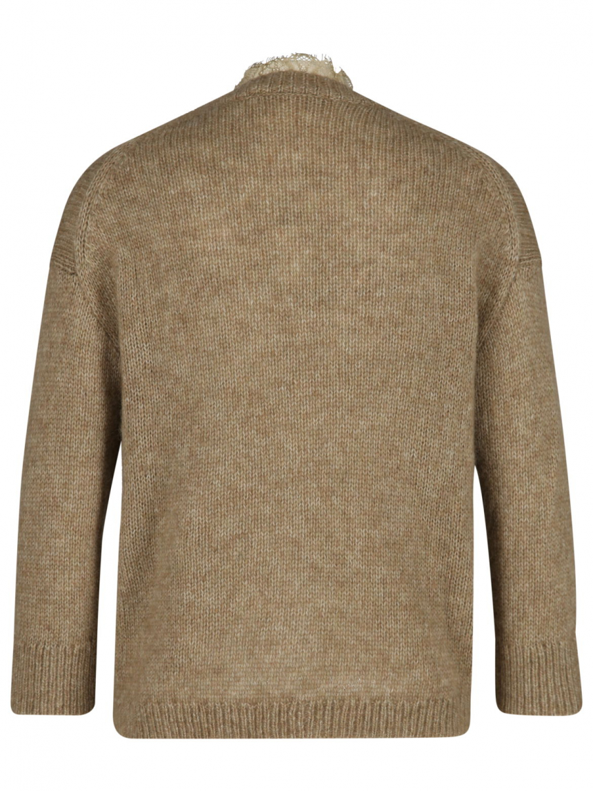 Luisa Cerano - Cardigan mit Spitzenbesatz