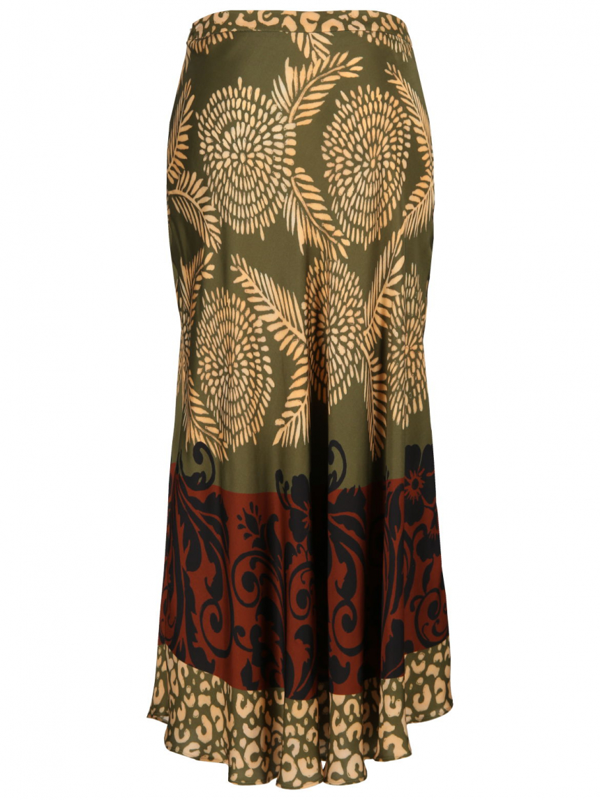 Luisa Cerano - Satinrock mit Print