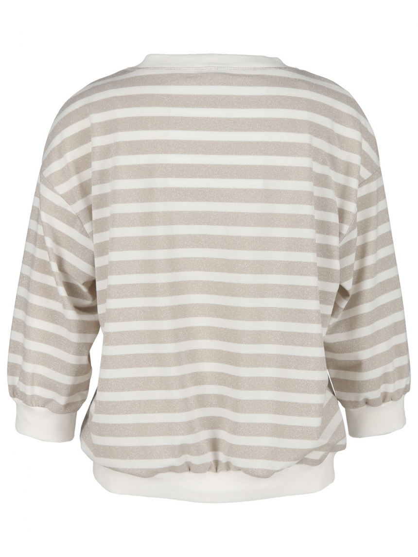 Marc Cain Sport - Shirt mit Lurex-Streifen