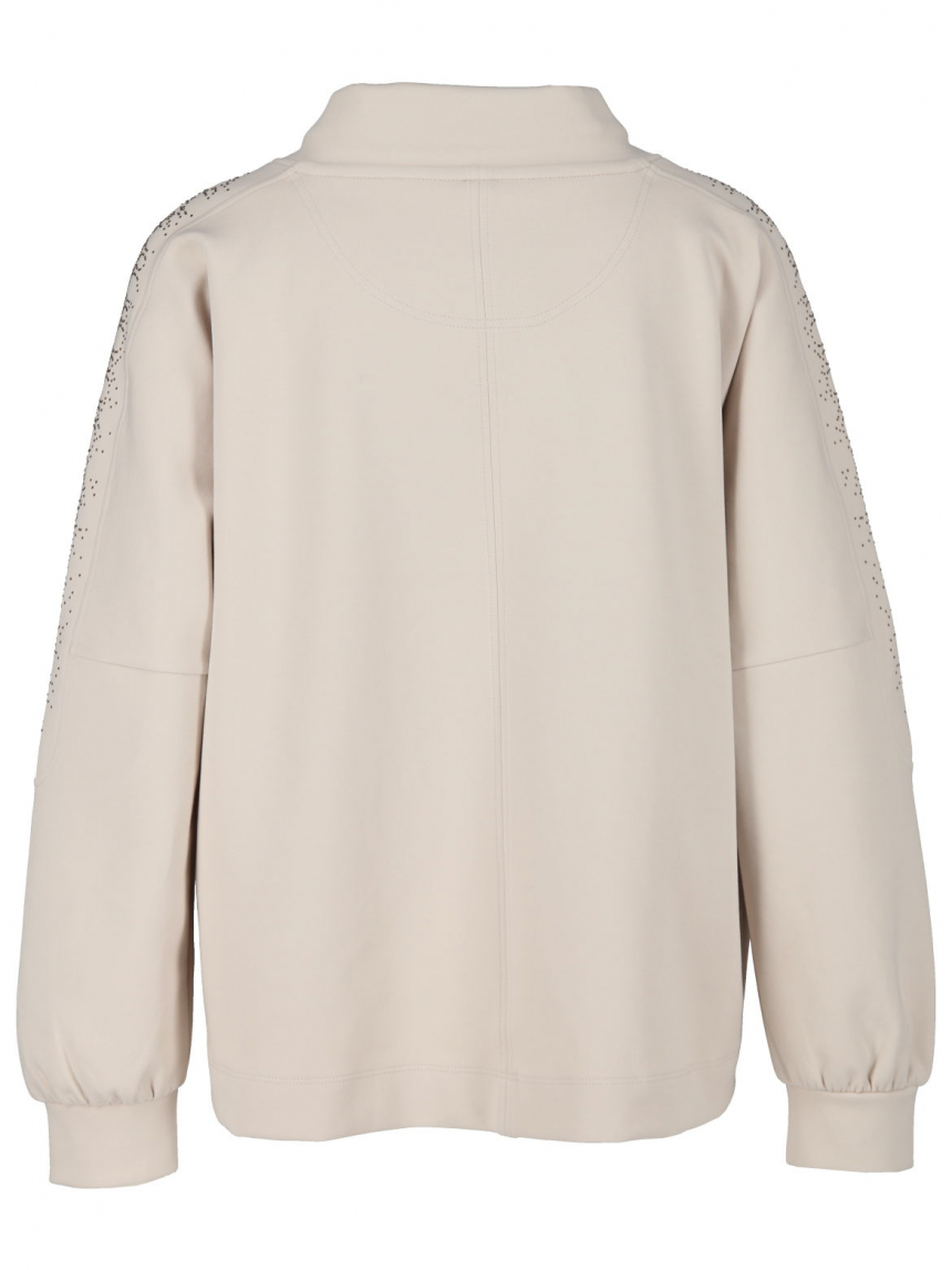 Marc Cain Sport - Oversize Sweatshirt mit Straßsteinen