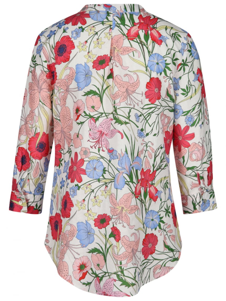 Chelsea Rose - Leinenbluse mit Print