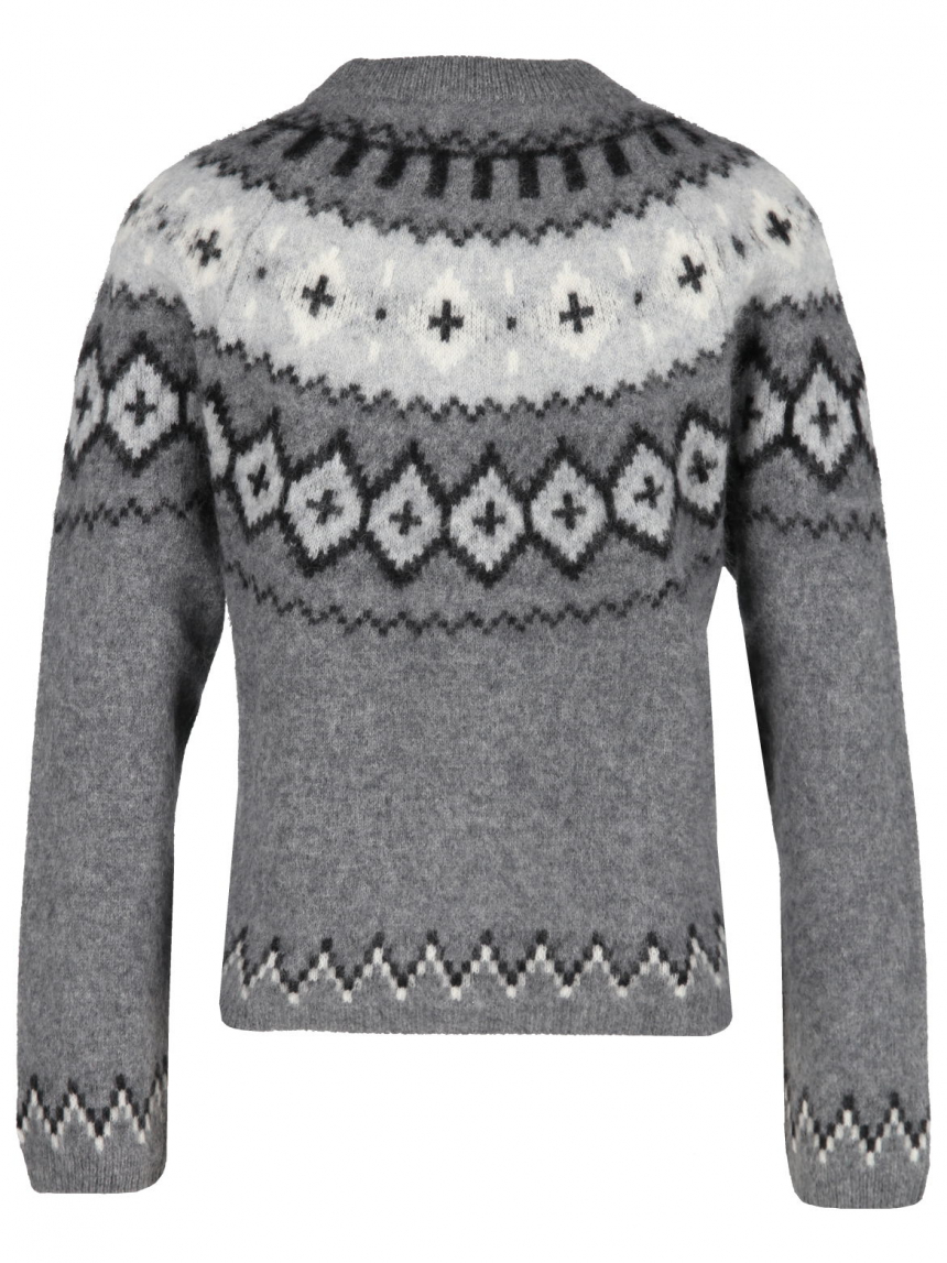 Princess - Cardigan mit Norweger-Muster