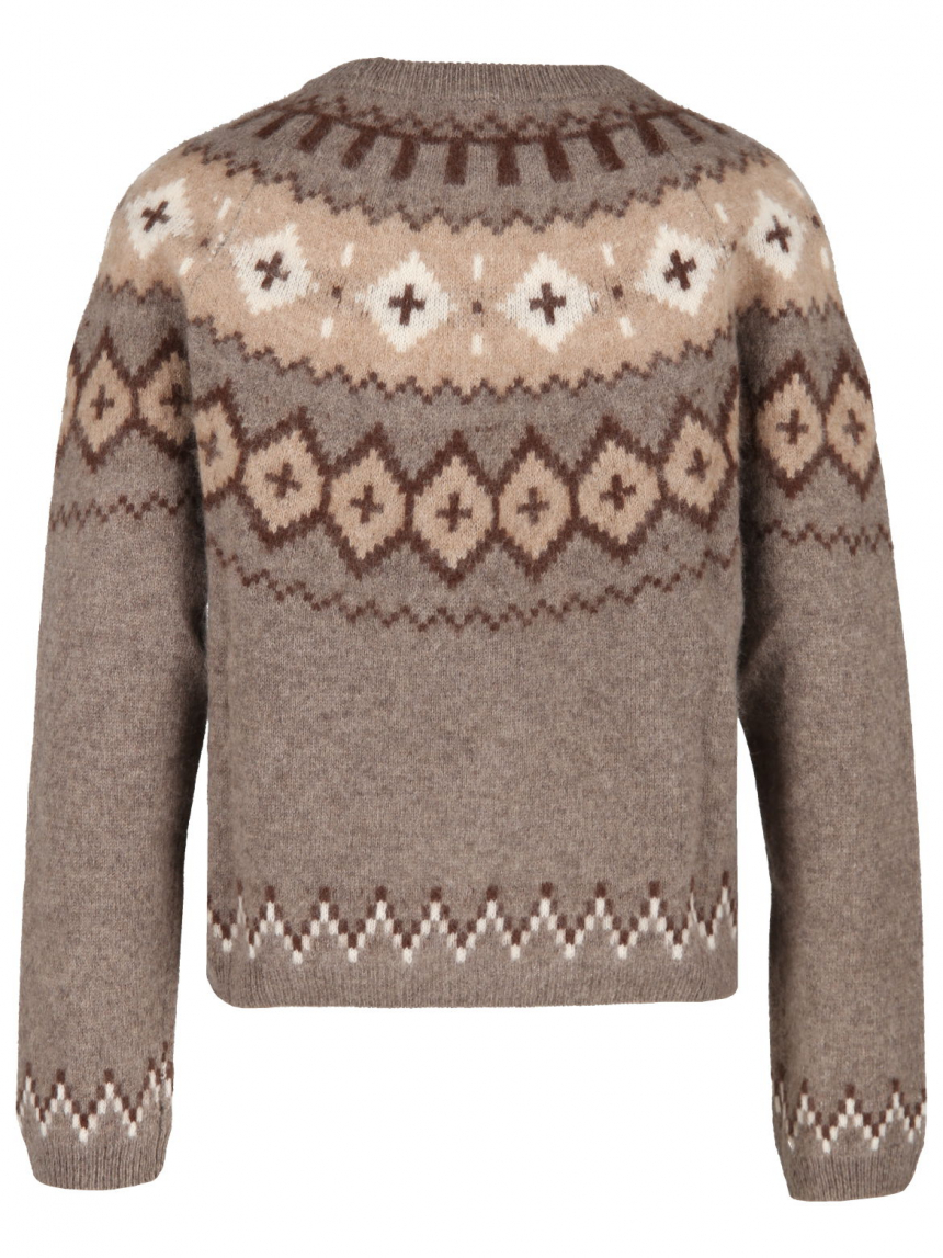 Princess - Pullover mit Norweger-Muster