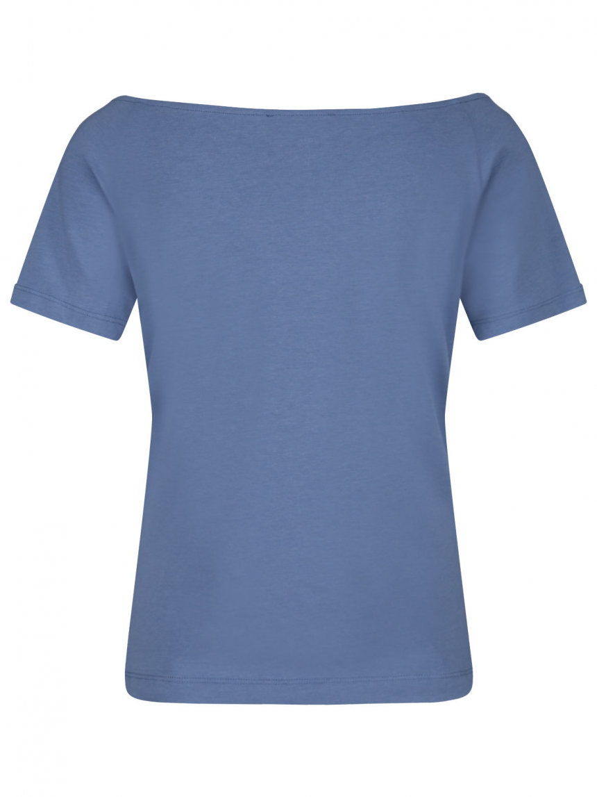oui - Shirt mit U-Boot-Ausschnitt