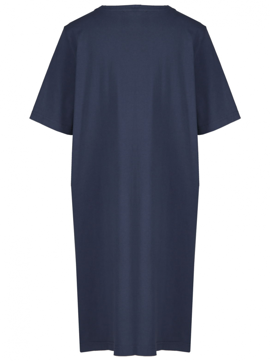 oui - Shiftkleid mit Leinenfront