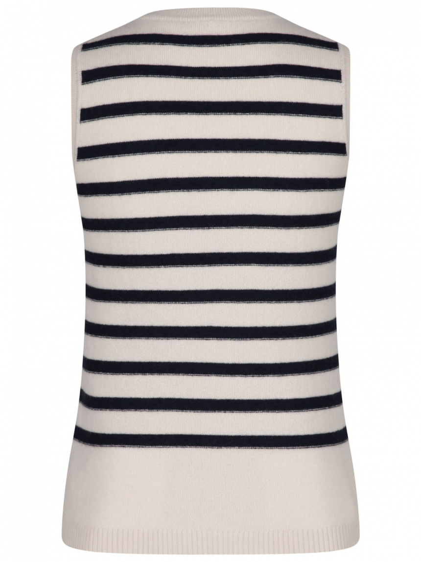 Luisa Cerano - Stricktop mit Streifenmuster