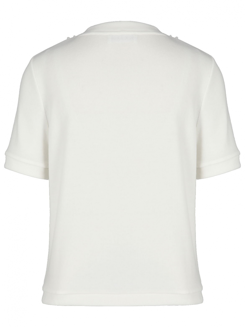 Rich &amp; Royal - Strickshirt mit Blumenapplikation