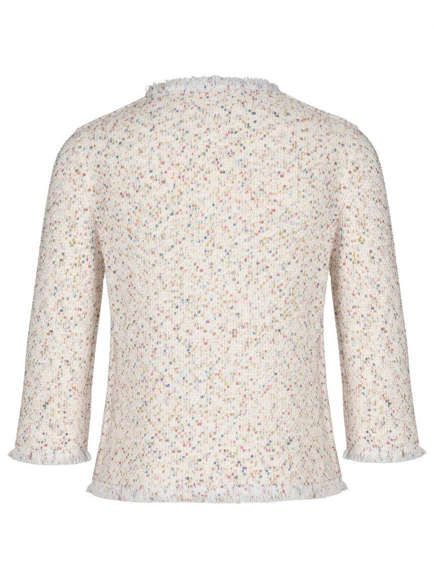 Bruno Manetti - Kastenjacke mit ausgefransten Kanten