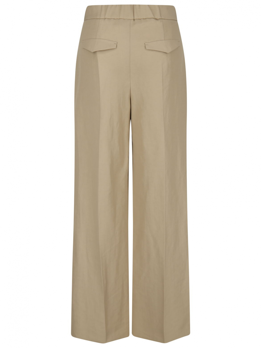 Luisa Cerano - Wide Leg Hose aus Leinen-Mix