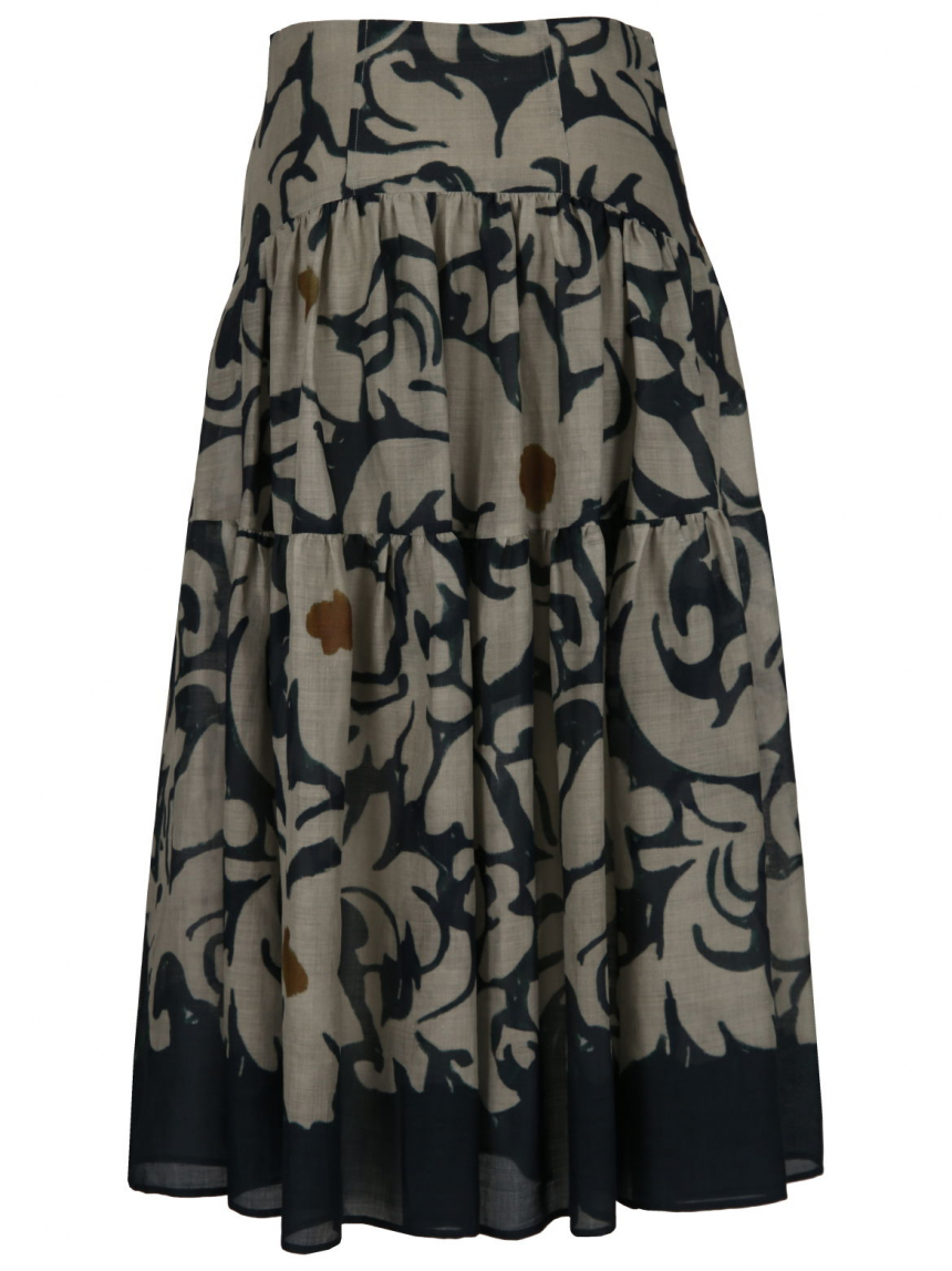 Luisa Cerano - Stufenrock mit Print