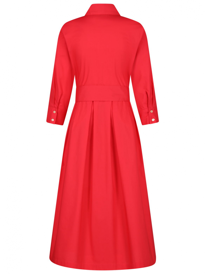 La Camicia - Hemdblusenkleid mit Bindegürtel