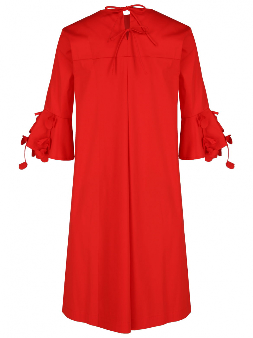 Rena Marx - Popeline-Kleid in A-Linie