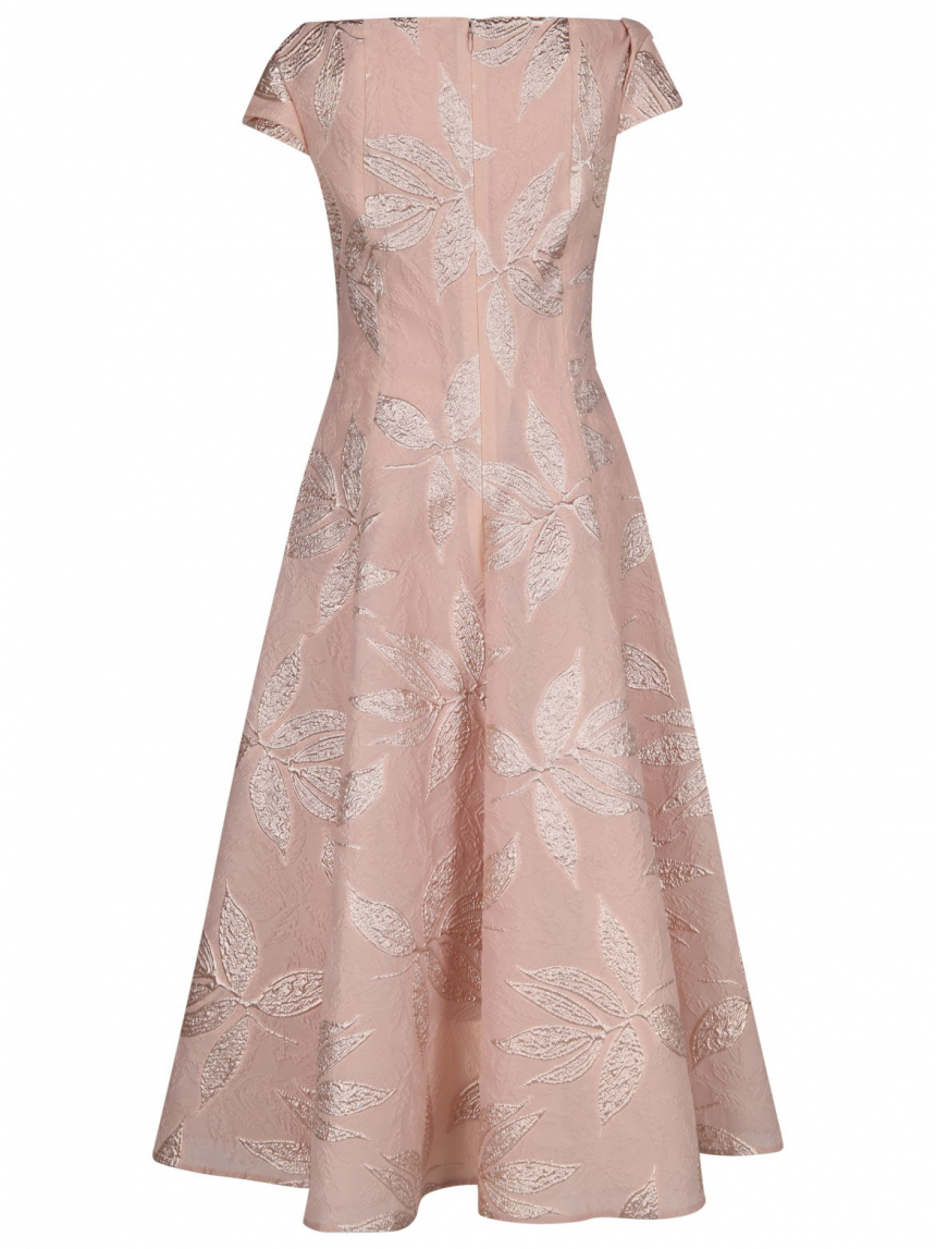 Talbot Runhof - Cocktailkleid aus Metallic-Jacquard