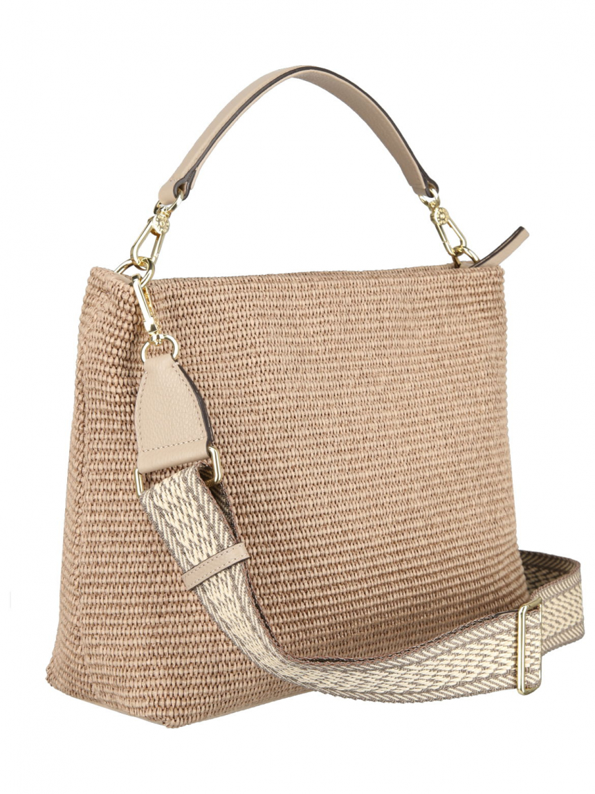 Abro - Handtasche HOBO KAIA RAFFIA