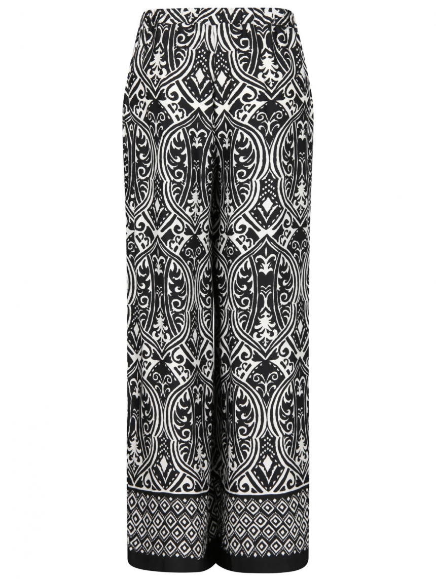 Monari - Wide Leg Hose mit Print